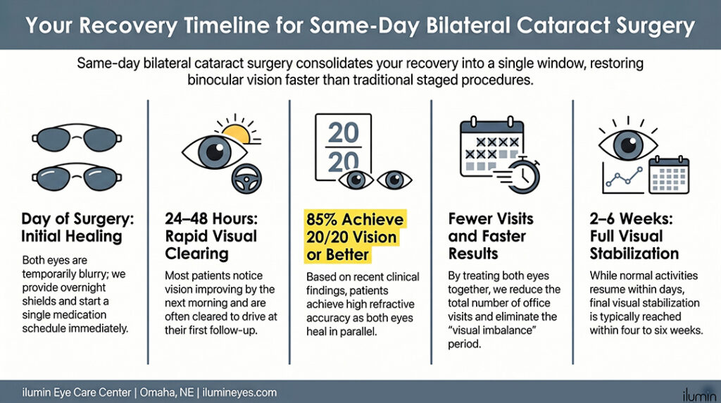 Recovery After Same-Day Cataract Surgery